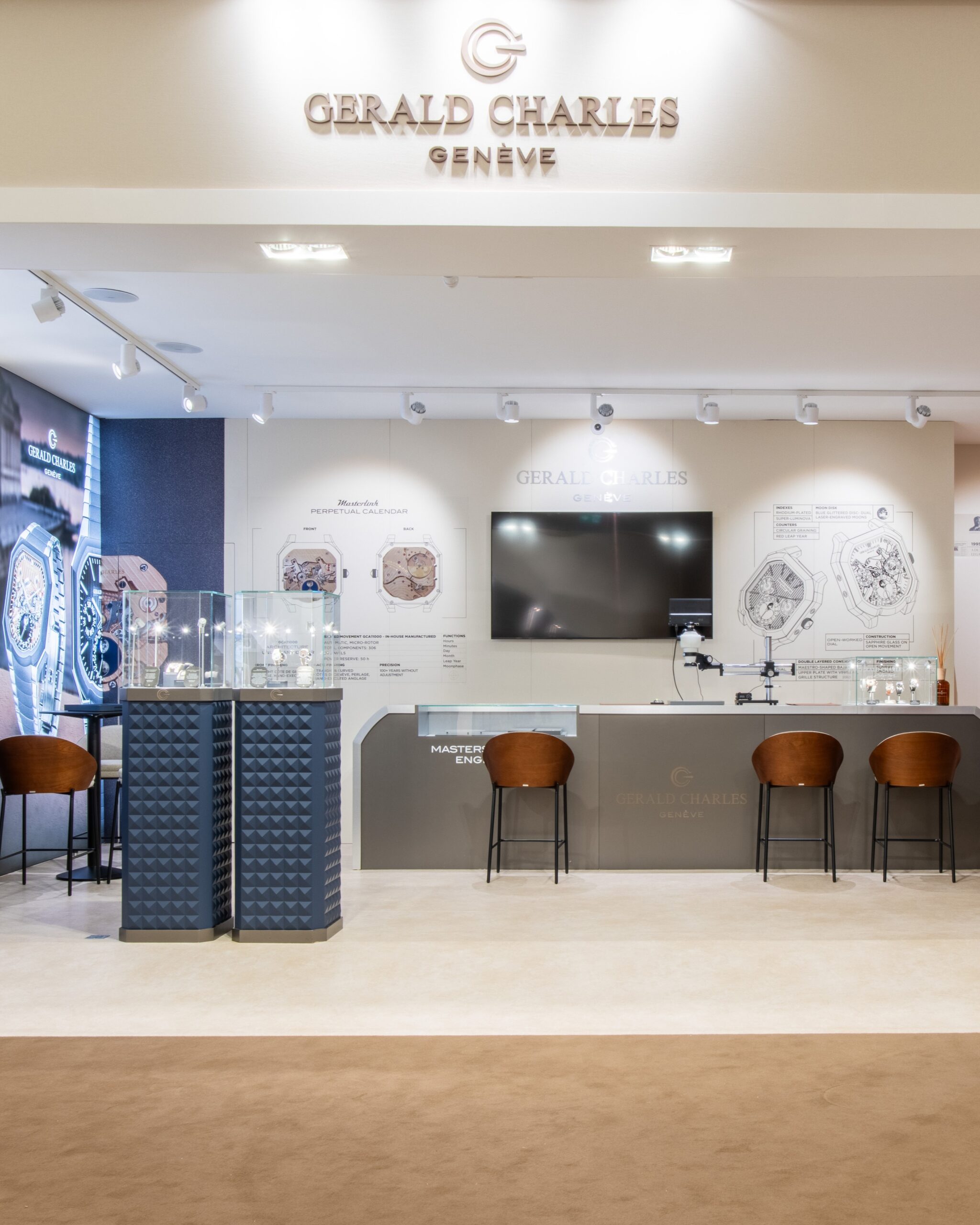 Gerald Charles booth at Watches and Wonders in Geneva