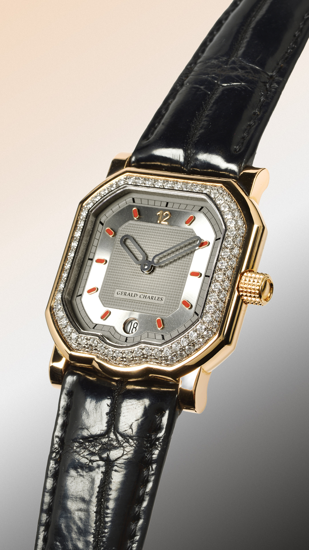 The GC58 Piece Unique is an original Gérald Charles Genta design, created as a feminine expression of the Maison’s watchmaking elegance