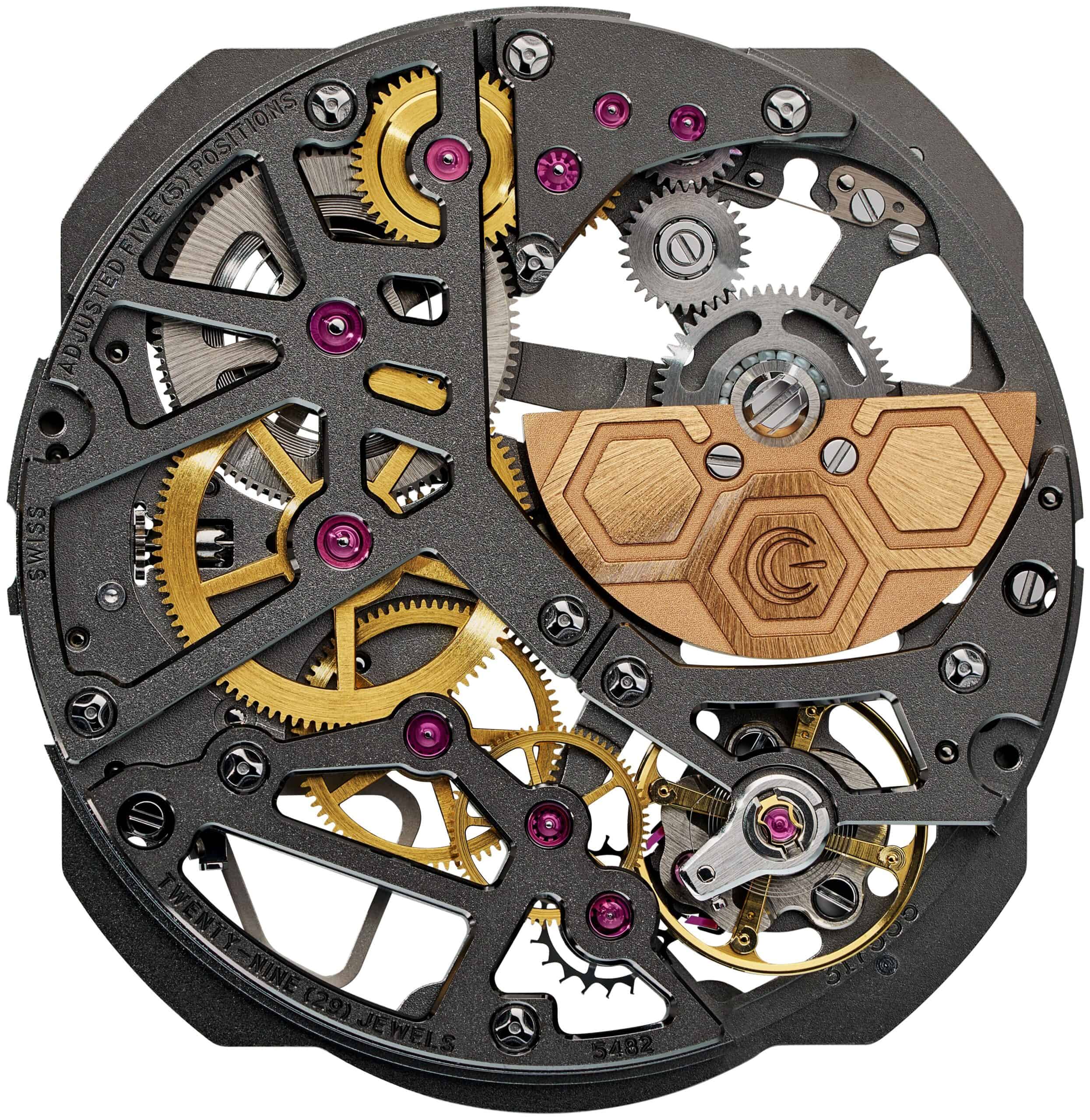 GCA 8000 Caliber Back
