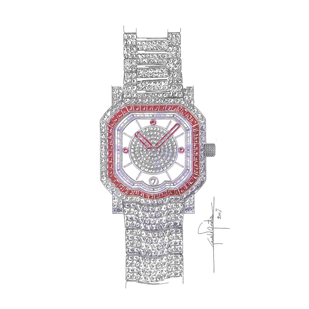 Sarawak gem set timepiece belonging to the Sarawak royal family