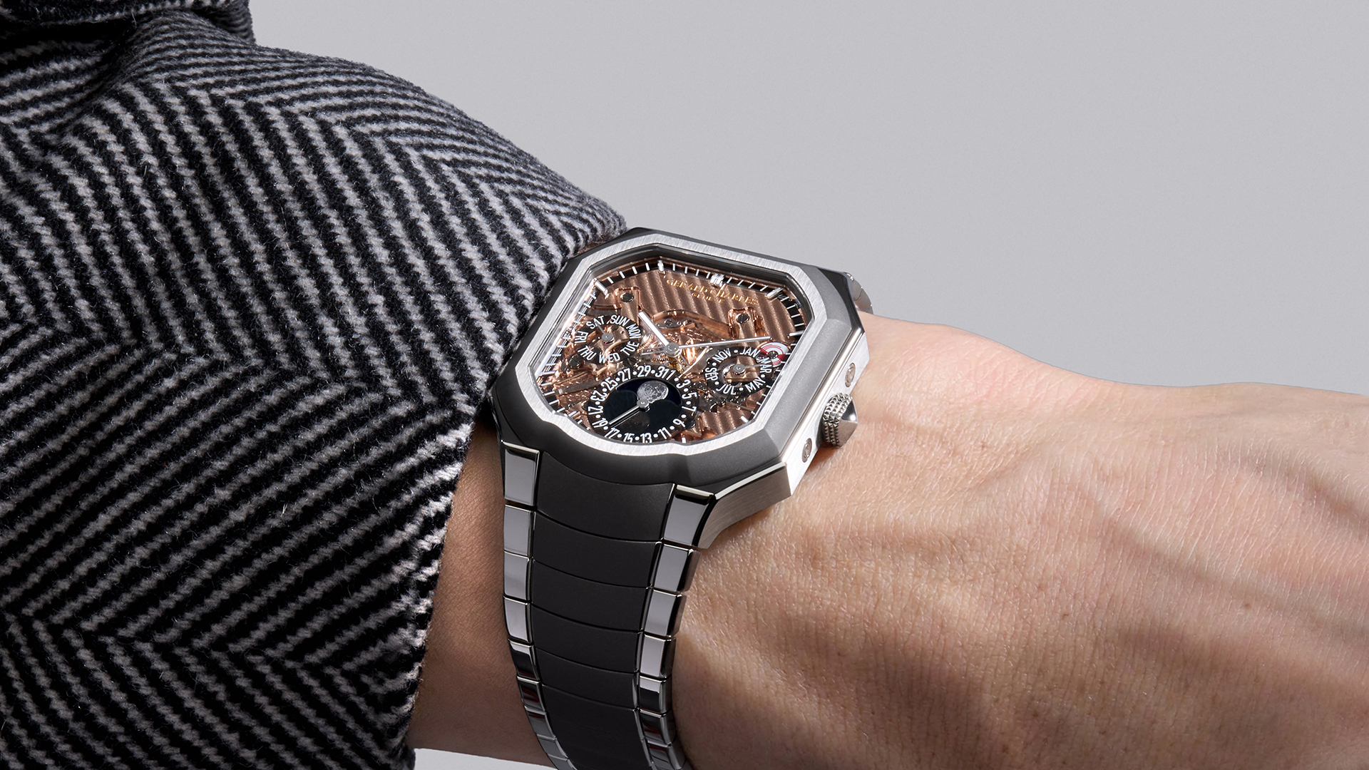 Masterlink Perpetual Calendar Sapphire Dial - Gerald Charles