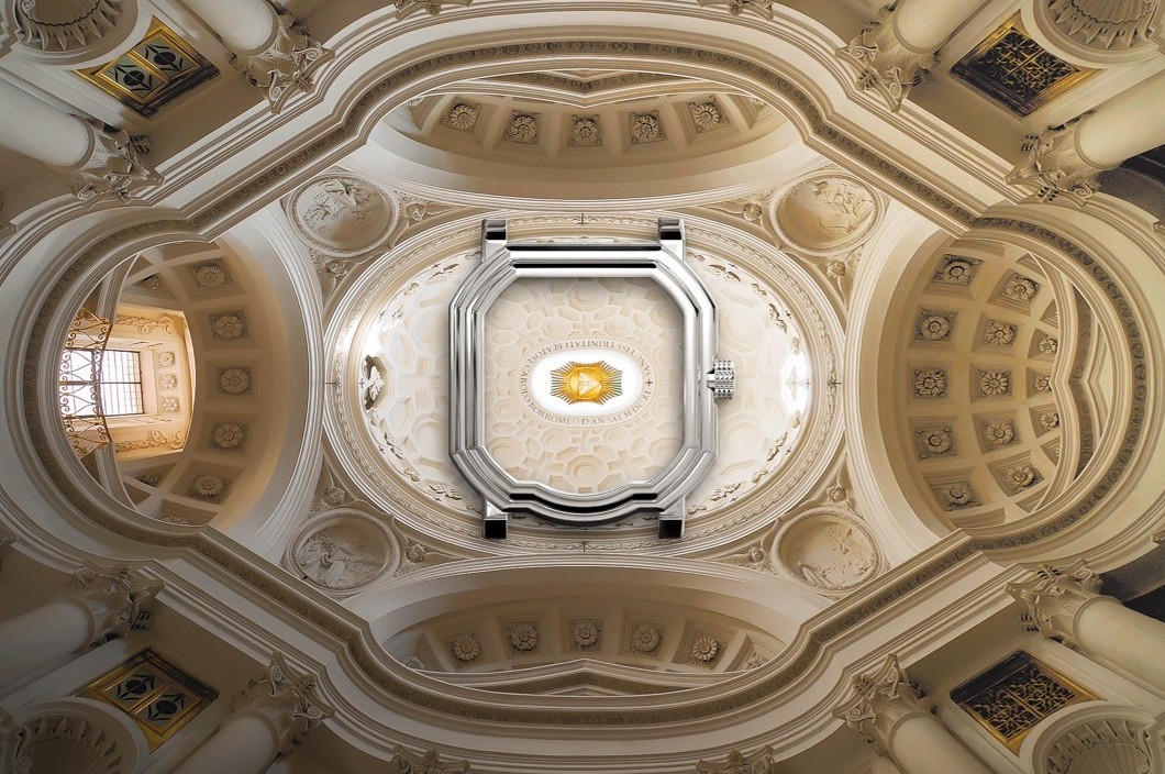 The Maestro case translates Roman Baroque architecture into watchmaking form